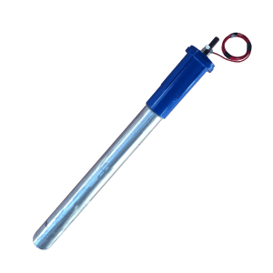 Cylindrical Aluminum Heat Treater Anode with Blue Cap