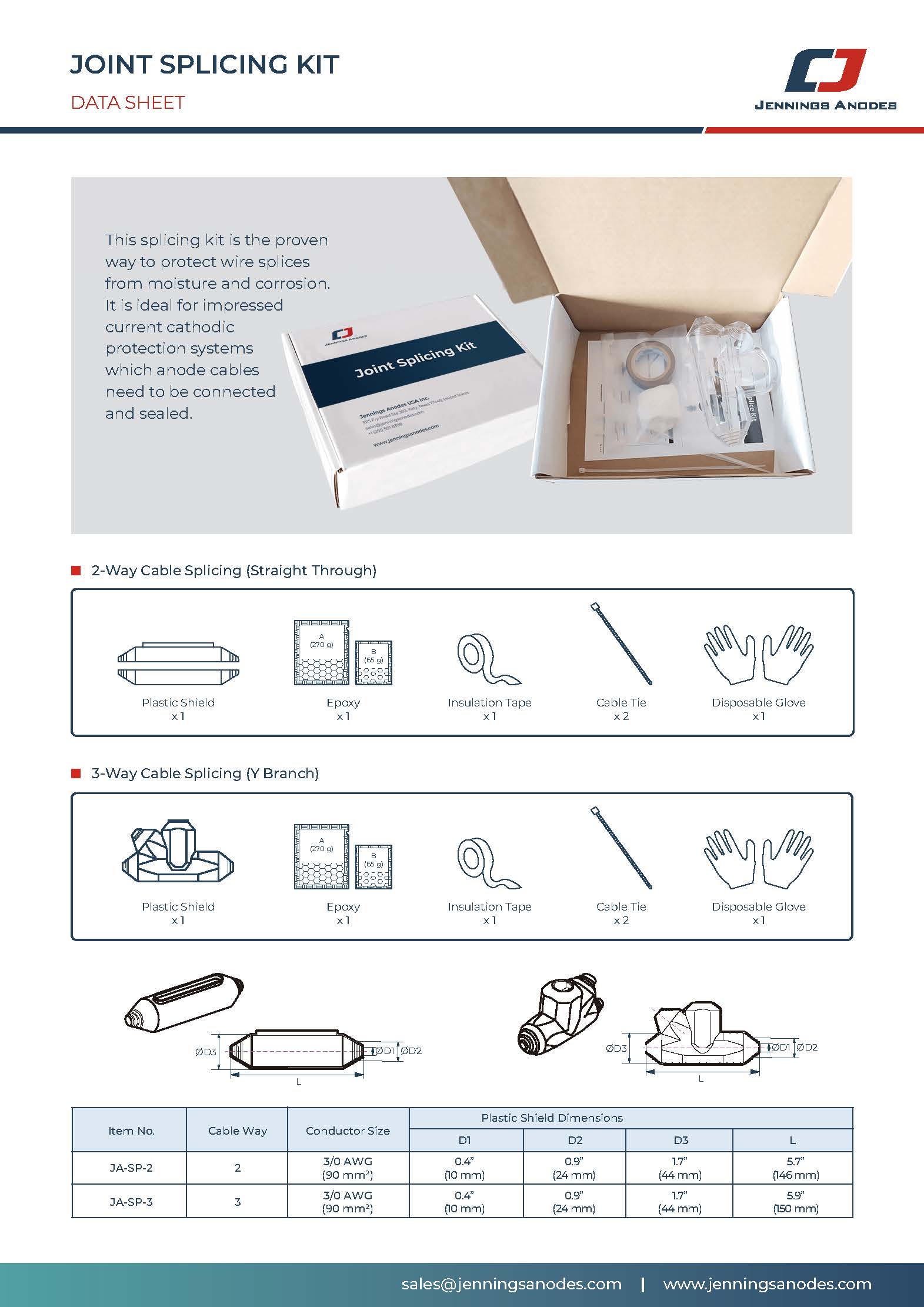 Joint Splicing Kit Datasheet